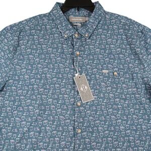 Southern Shirt Party Foul Baja Performance Shirt‎ Mens 2X Solo Cup Print Party